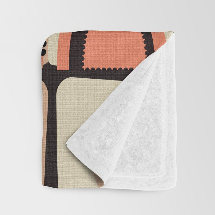 checkers rainbows modern shapes Throw Blanket Gallery Image 3