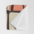 checkers rainbows modern shapes Throw Blanket Gallery Image 3