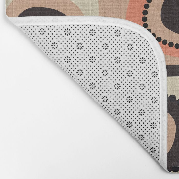 checkers rainbows modern shapes Bath Mat Gallery Image 2