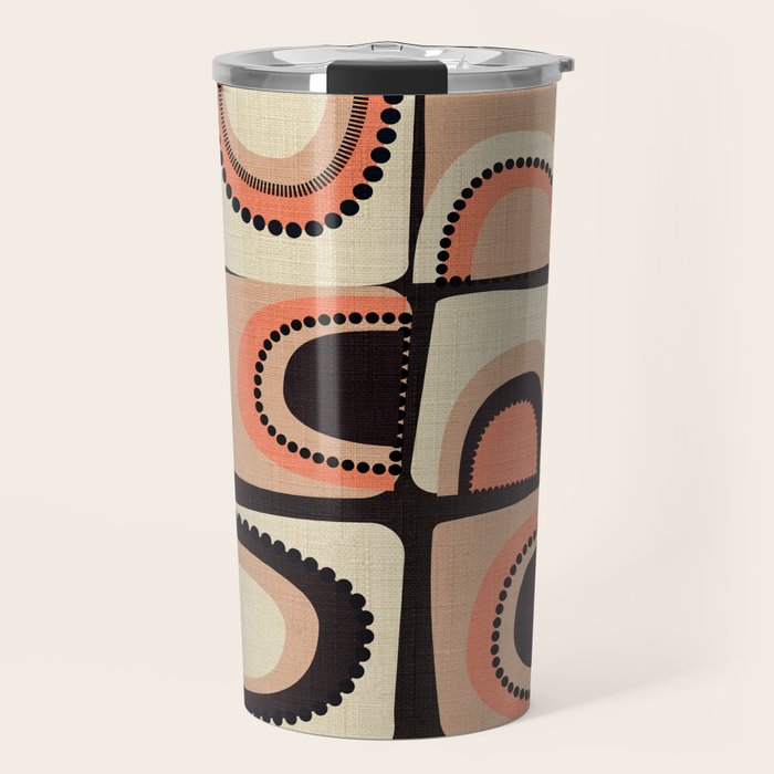 checkers rainbows modern shapes Travel Mug Gallery Image 1