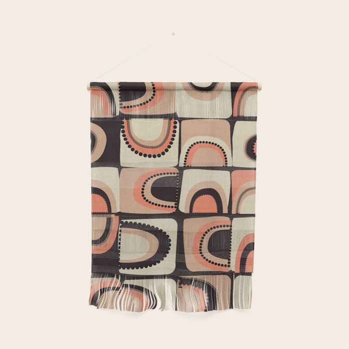 checkers rainbows modern shapes Wall Hanging Gallery Image 1