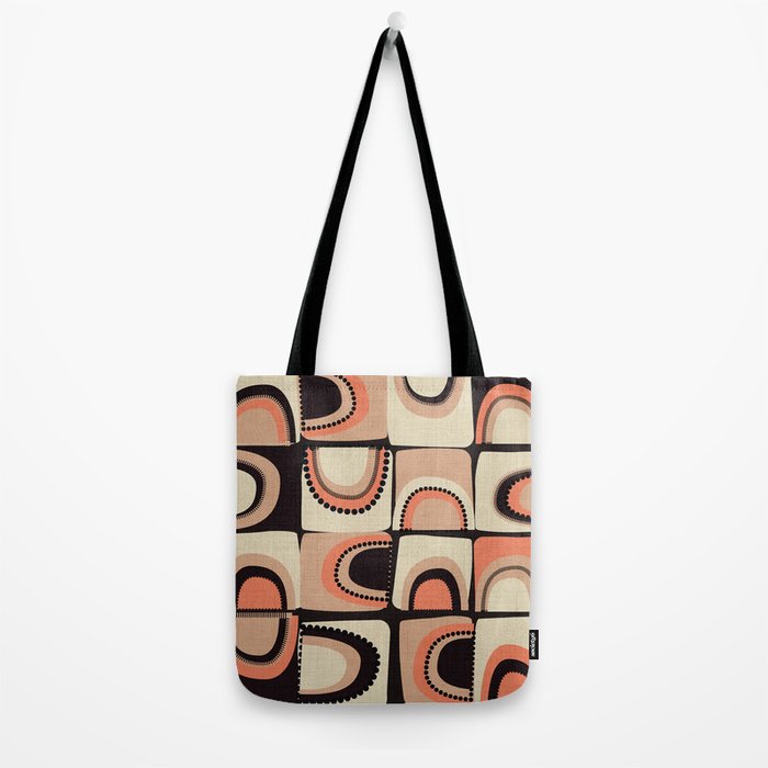 checkers rainbows modern shapes Tote Bag Gallery Image 2