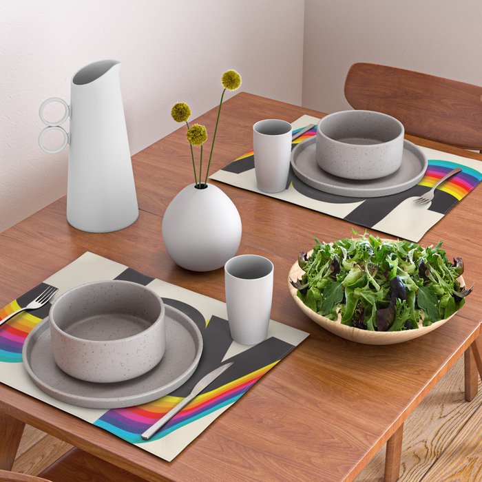 Joy: Retro Typography Edition Placemat Gallery Image 2