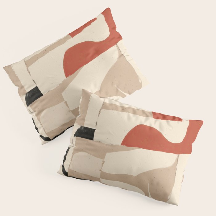 Terracotta Talk Pillow Sham Gallery Image 3