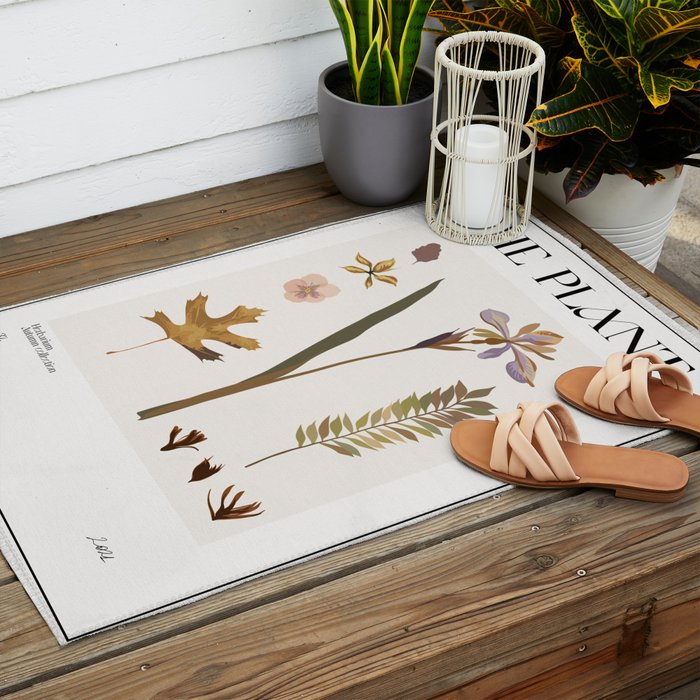 The Plant. Autumn Herbarium 7 Outdoor Rug Gallery Image 2