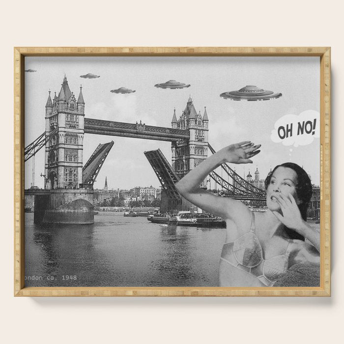 Oh no! London ca. 1950 Serving Tray Gallery Image 1