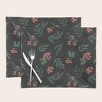 Yuletide Botanical Print Placemat Gallery Image 1