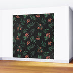 Yuletide Botanical Print Wall Mural Gallery Image 2