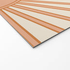 Sun Print Sunrise Sunshine Sun Wall Art Boho Sun Earth Tones Terracotta Mid Century Modern Decor  Welcome Mat Gallery Image 2