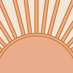 Sun Print Sunrise Sunshine Sun Wall Art Boho Sun Earth Tones Terracotta Mid Century Modern Decor  Coffee Mug Gallery Image 2