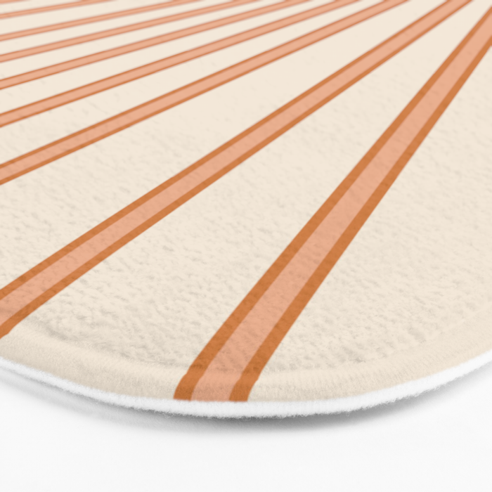 Sun Print Sunrise Sunshine Sun Wall Art Boho Sun Earth Tones Terracotta Mid Century Modern Decor  Bath Mat Gallery Image 3
