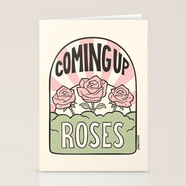 Coming Up Roses Stationery Card Gallery Image 1