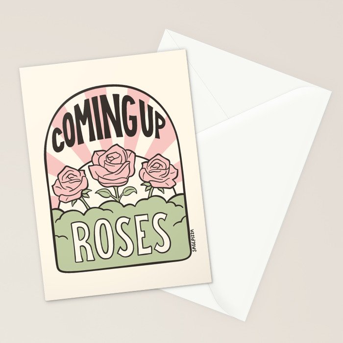 Coming Up Roses Stationery Card Gallery Image 2