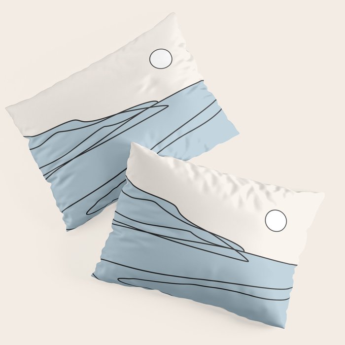Abstract Landscape 28B Pillow Sham Gallery Image 1