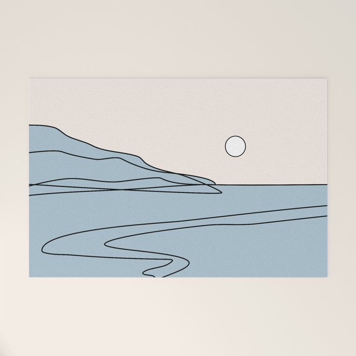 Abstract Landscape 28B Welcome Mat Gallery Image 1