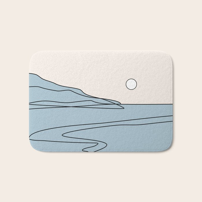 Abstract Landscape 28B Bath Mat Gallery Image 1