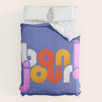 bonjour! french design Comforter Gallery Image 6