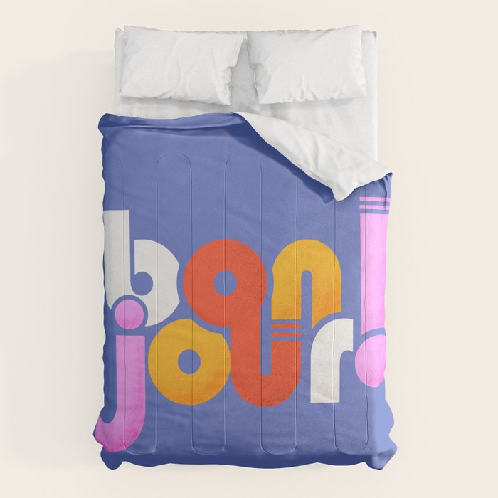 bonjour! french design Comforter Gallery Image 6