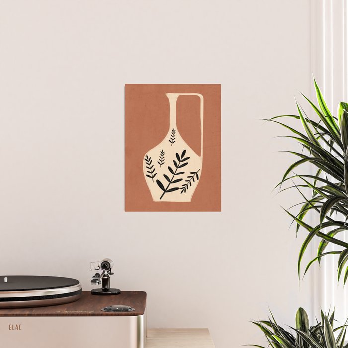 Minimal Abstract Art Vase 18 Poster Gallery Image 2
