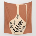 Minimal Abstract Art Vase 18 Wall Tapestry Gallery Image 4