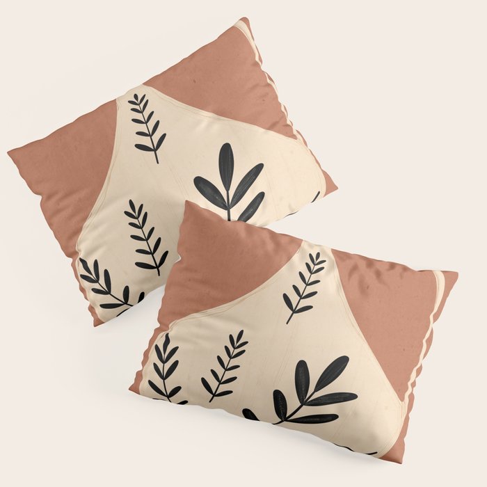 Minimal Abstract Art Vase 18 Pillow Sham Gallery Image 1