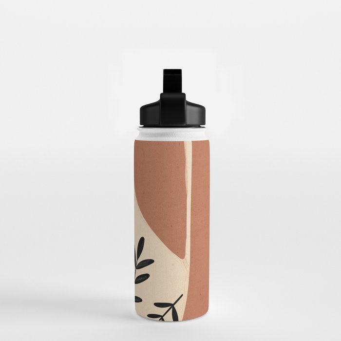 Minimal Abstract Art Vase 18 Water Bottle Gallery Image 2
