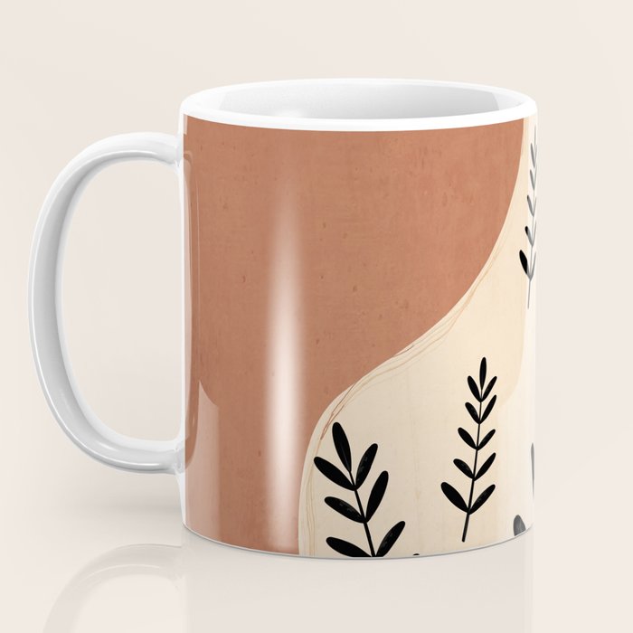 Minimal Abstract Art Vase 18 Coffee Mug Gallery Image 3