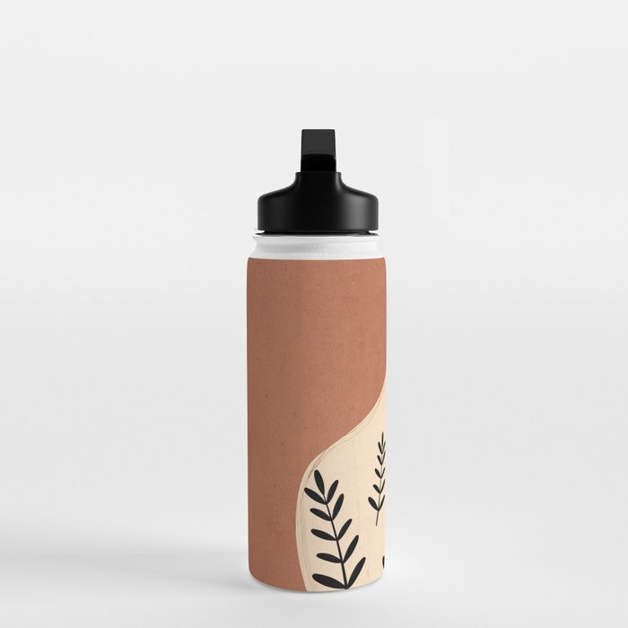 Minimal Abstract Art Vase 18 Water Bottle Gallery Image 3