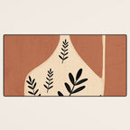 Minimal Abstract Art Vase 18 Desk Mat Gallery Image 3