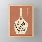 Minimal Abstract Art Vase 18 Mini Art Print Gallery Image 1