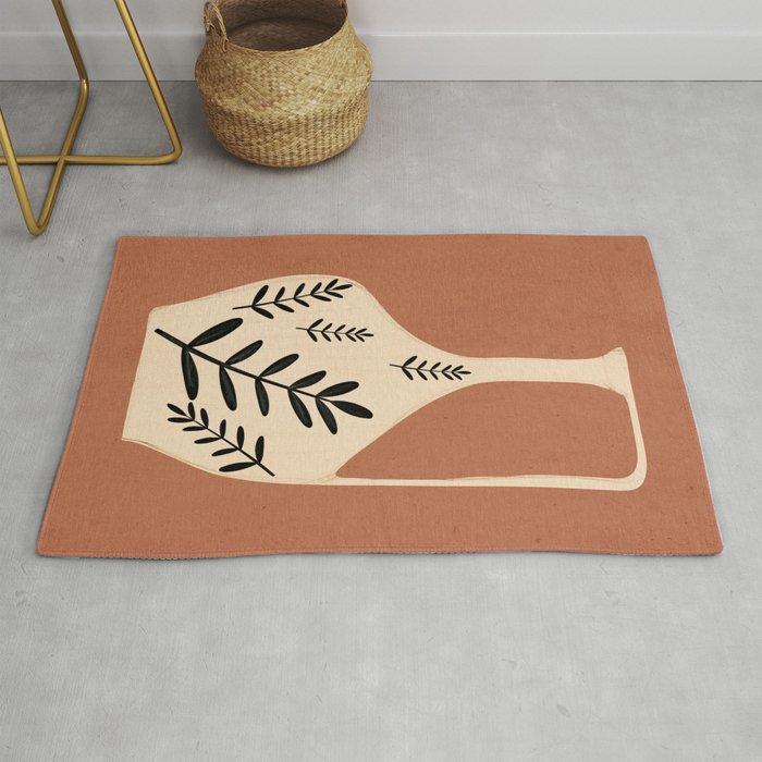 Minimal Abstract Art Vase 18 Rug Gallery Image 1