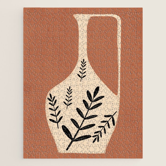 Minimal Abstract Art Vase 18 Jigsaw Puzzle Gallery Image 1