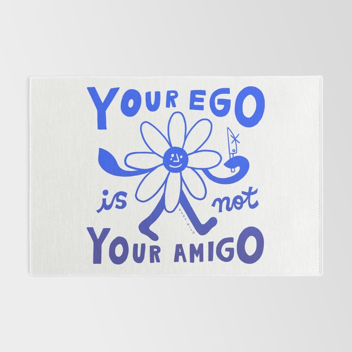 Your Ego Is Not Your Amigo (Light) Rug Gallery Image 2