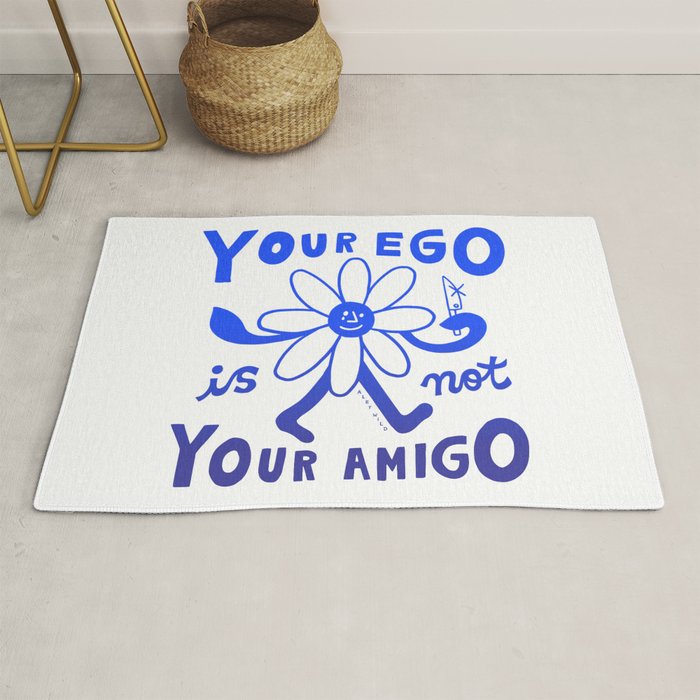 Your Ego Is Not Your Amigo (Light) Rug Gallery Image 1