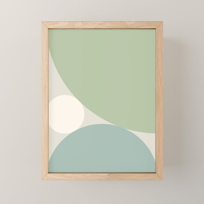 Circular Abstract VI Mini Art Print Gallery Image 1