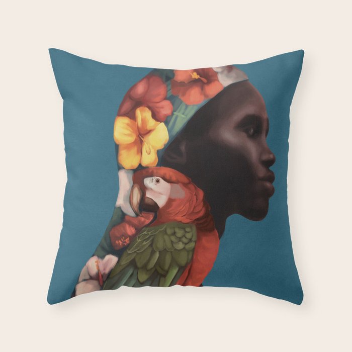 Echoes of Nature 1 Throw Pillow Gallery Image 1