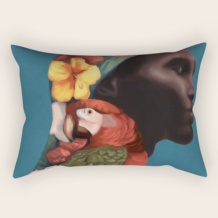 Echoes of Nature 1 Rectangular Pillow Gallery Image 2