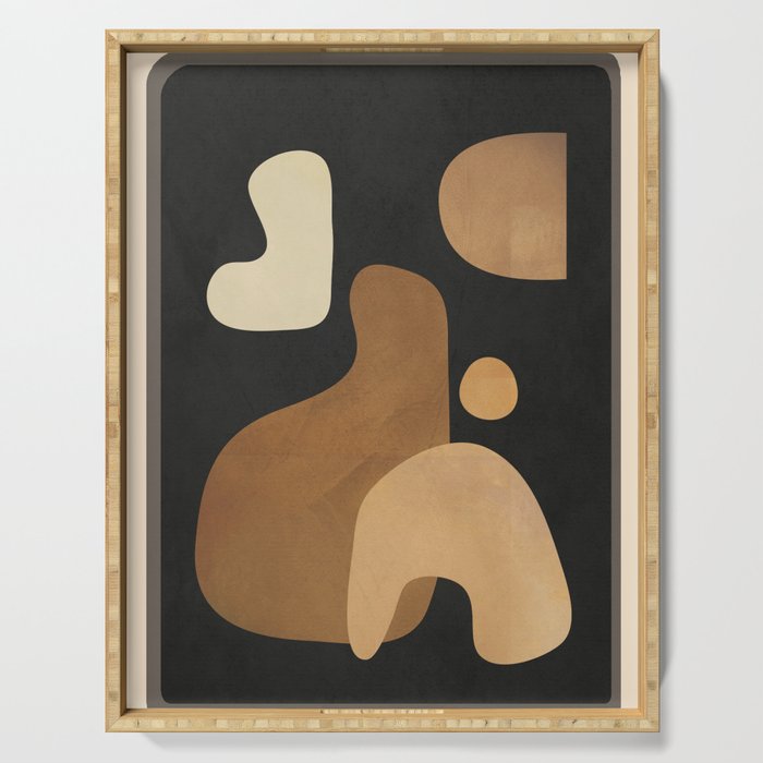 Modern Abstract Art 25 Serving Tray Gallery Image 1