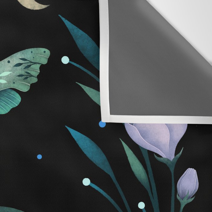 Lime Hawk Moths Night Wall Tapestry Gallery Image 3