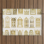 Moroccan Doors - Gold Palette Outdoor Rug Gallery Image 1
