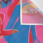 Roller Skaters 3 Wall Tapestry Gallery Image 3