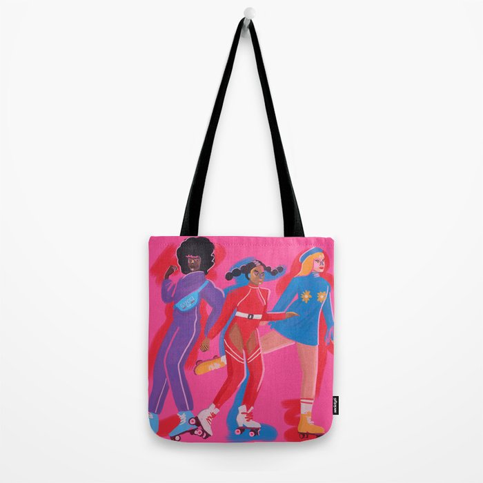 Roller Skaters 3 Tote Bag Gallery Image 2