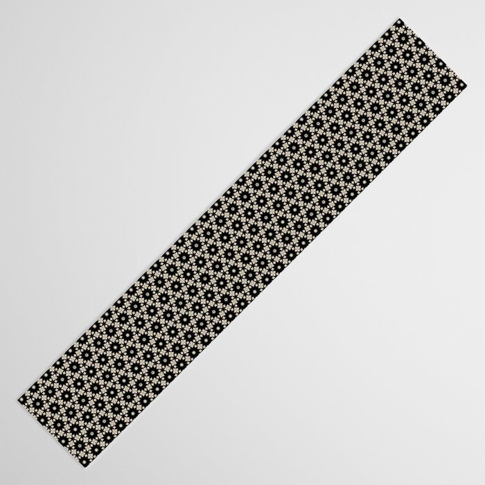 Intricate Geometric Floral Pattern Table Runner Gallery Image 3