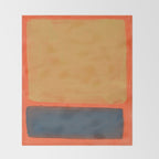 Colourful Field Lemon Slate Blue Throw Blanket Gallery Image 2