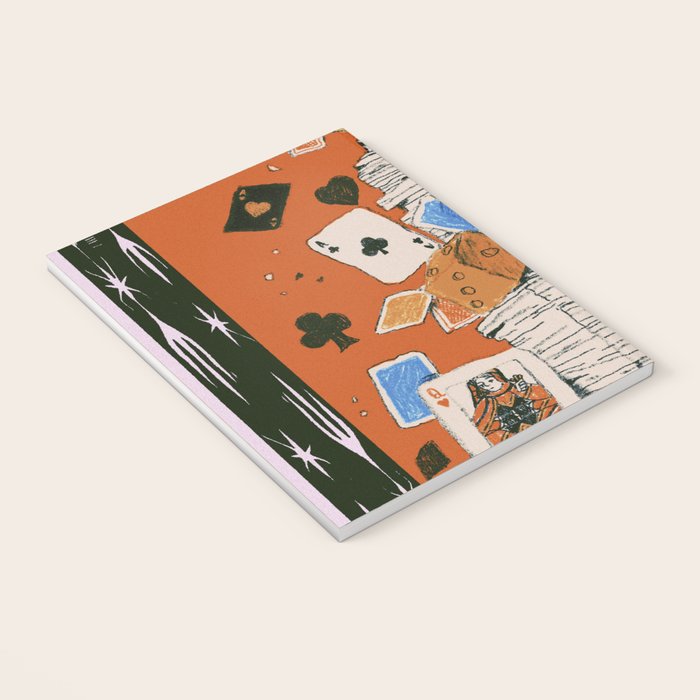 'Texas' - Surreal Illustration with Playing Cards and Dice, Western Retro Style Notebook Gallery Image 3