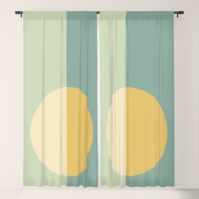 Color Block Abstract XXIII Window Curtain Gallery Image 5