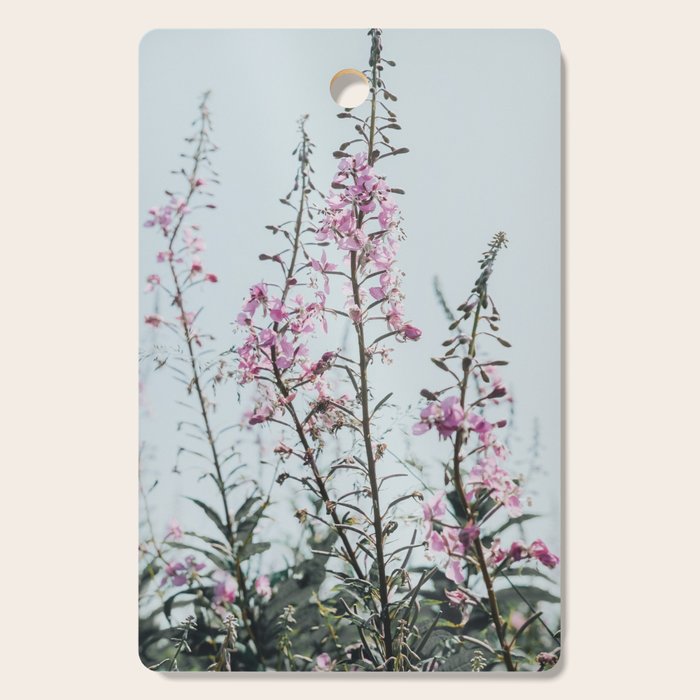 summer wildflowers - botanical flower photograph summer Maine Cutting Board Gallery Image 1