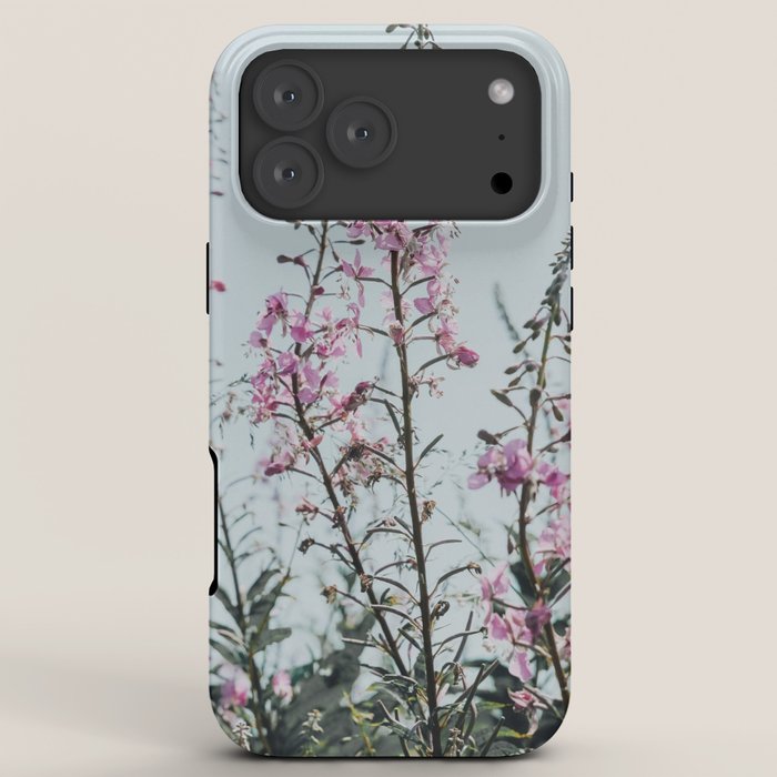 summer wildflowers - botanical flower photograph summer Maine iPhone Case Gallery Image 8