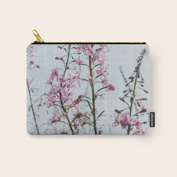 summer wildflowers - botanical flower photograph summer Maine Carry All Pouch Gallery Image 1