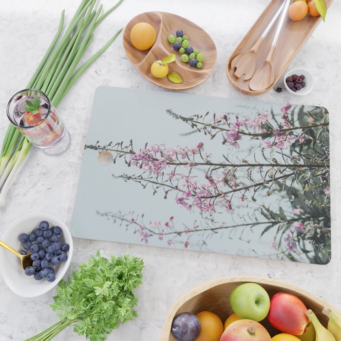 summer wildflowers - botanical flower photograph summer Maine Cutting Board Gallery Image 2